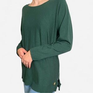 Michael Kors Dark Green Long sleeve Top